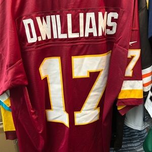 Reebok Throwback Red NFL Jersey